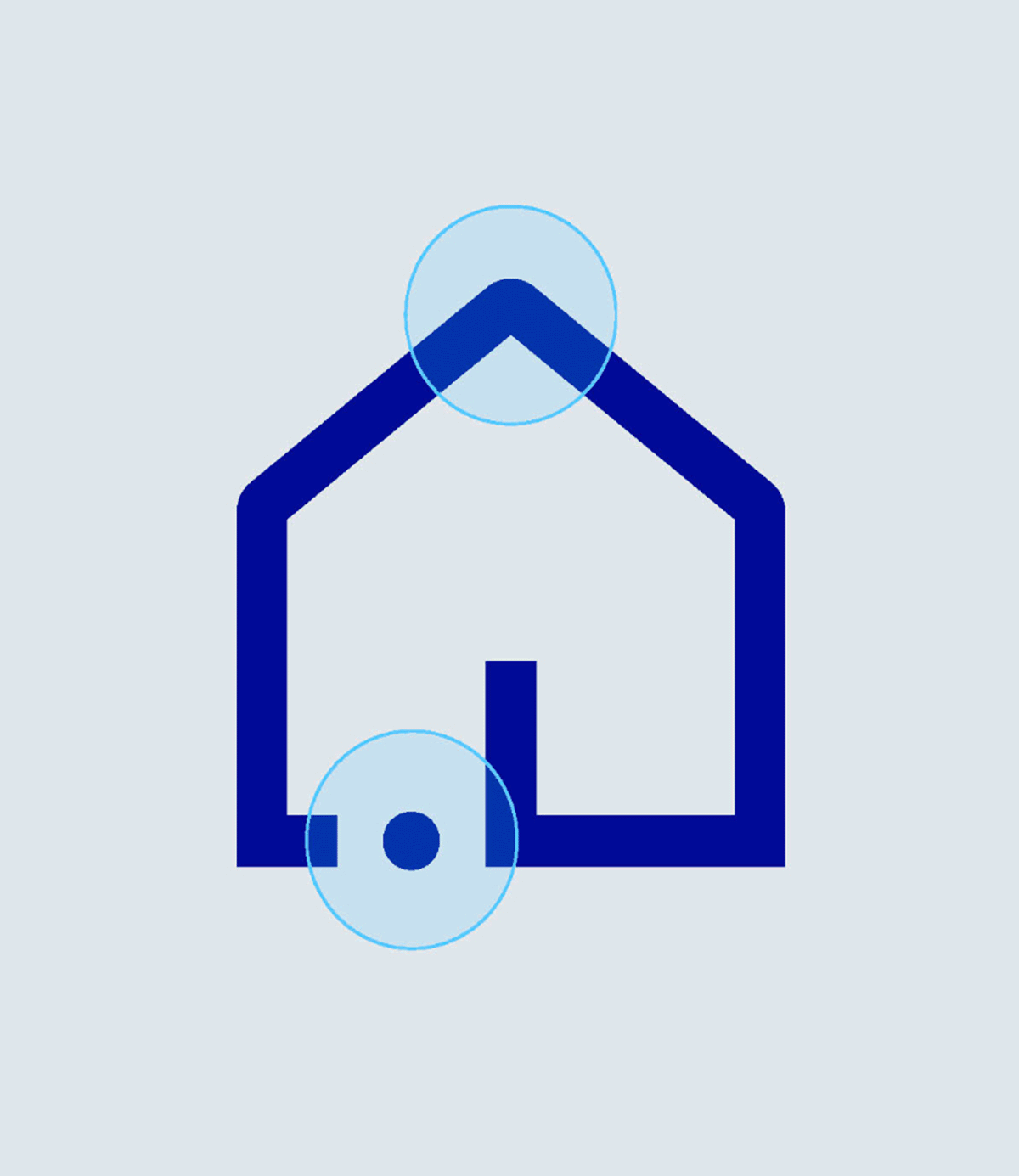 GIF animado que muestra distintos ejemplos de iconos de la nueva librería y sus trazos simples y puros.